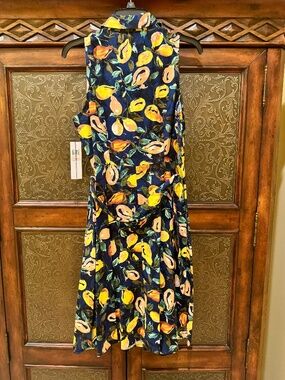 Fruity Linen Blend Dress